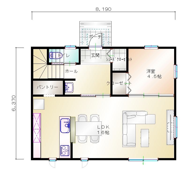 1階平面図