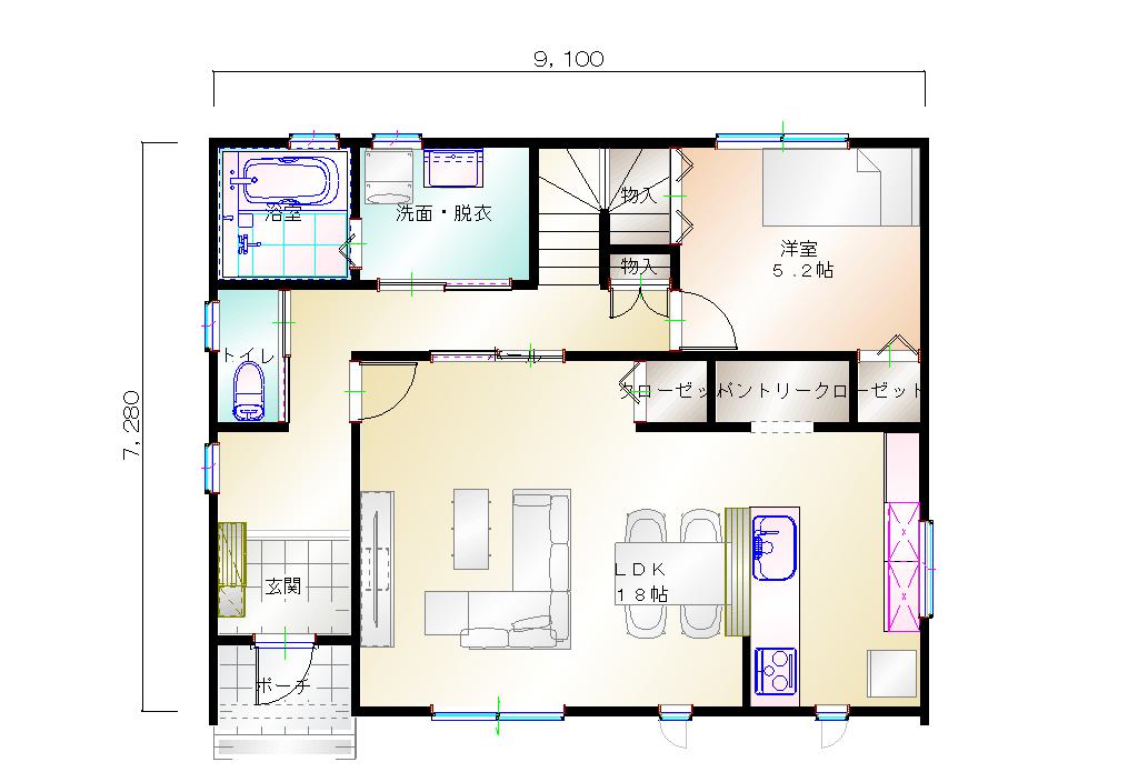 1階平面図