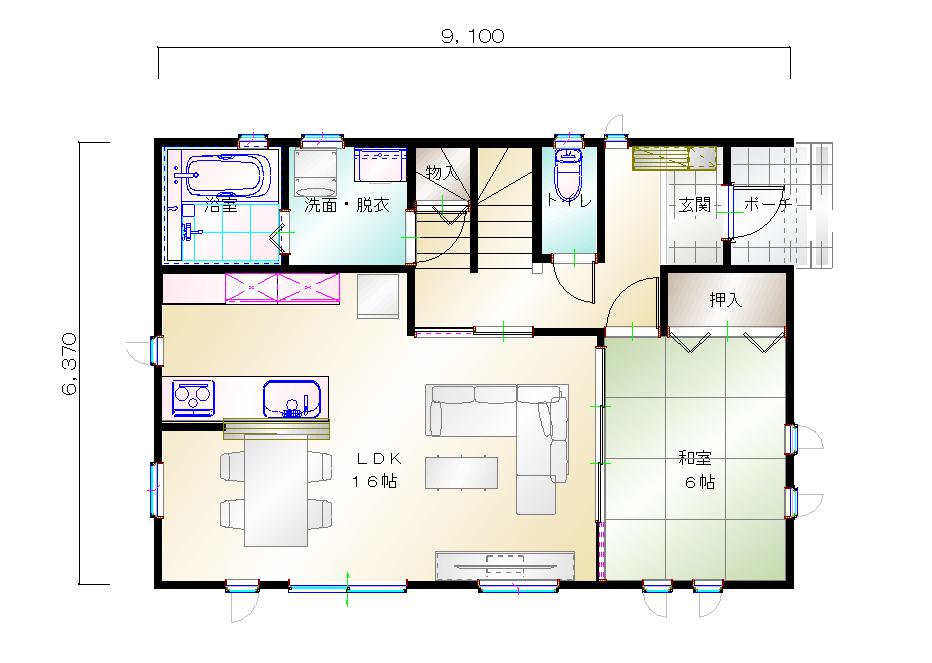 1階平面図