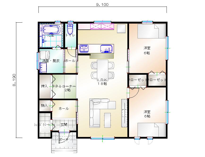1階平面図