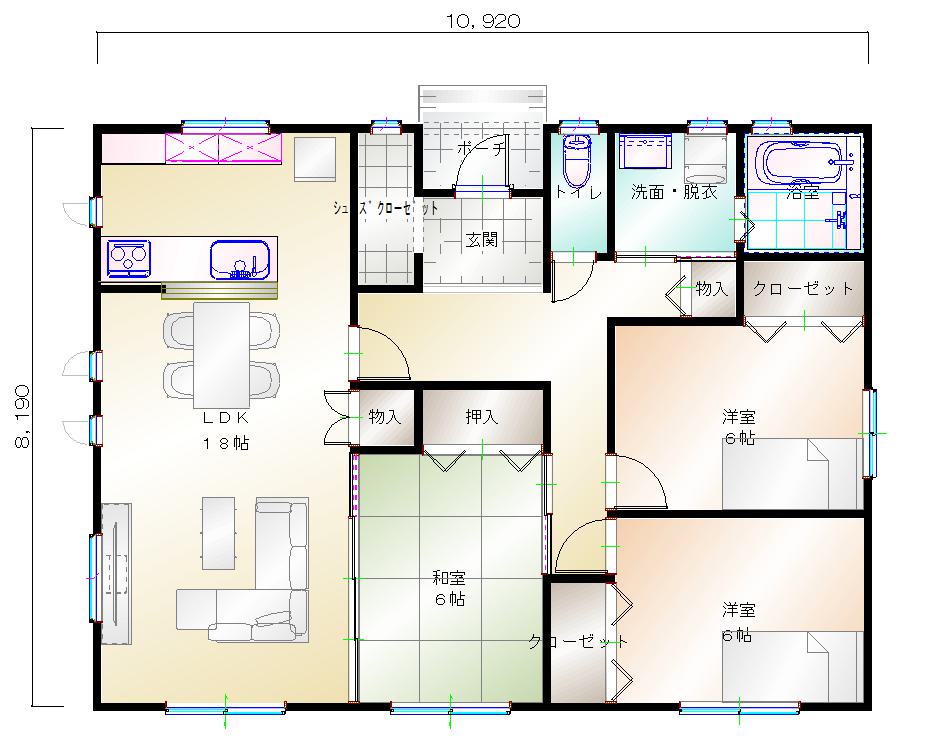 1階平面図