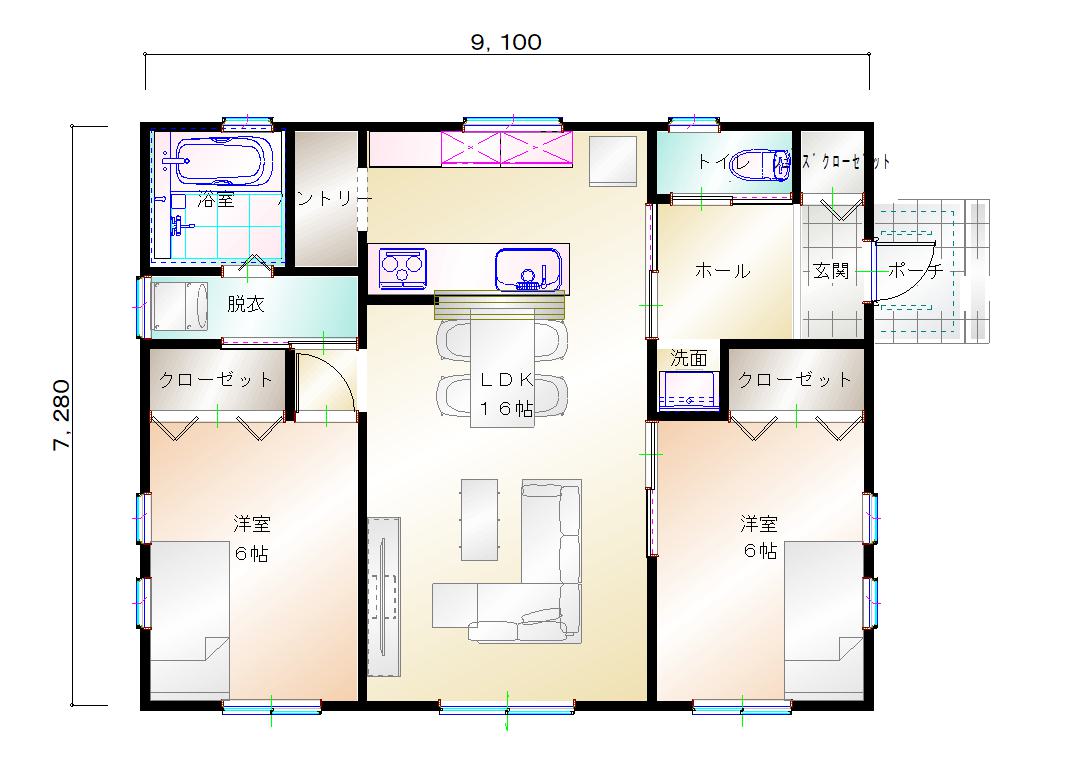 1階平面図