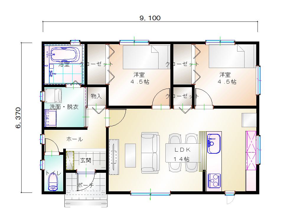 1階平面図