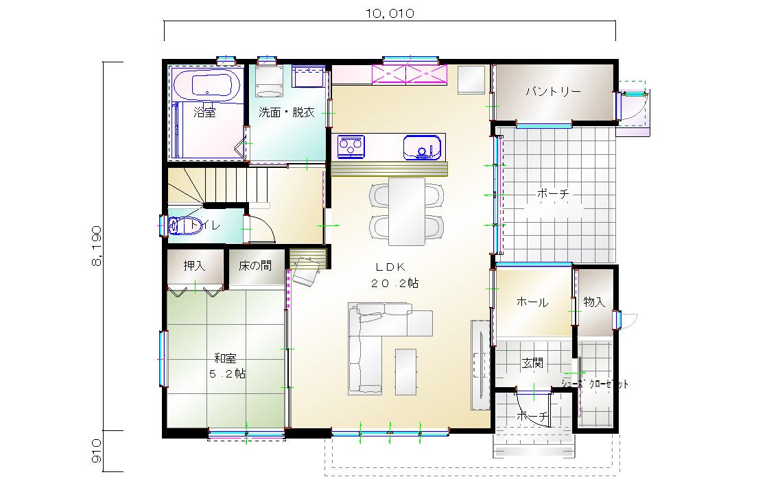 1階平面図