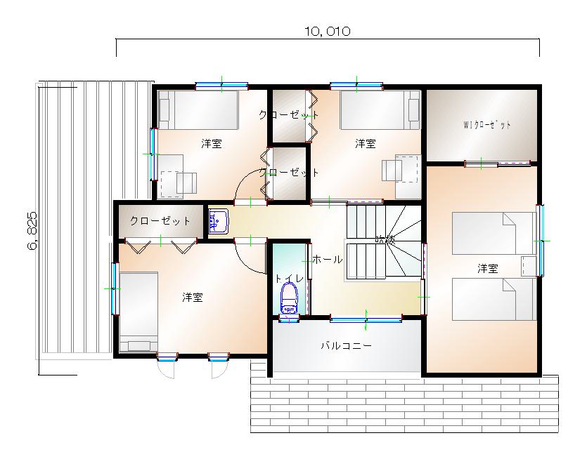 2階平面図