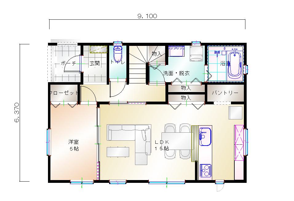 1階平面図