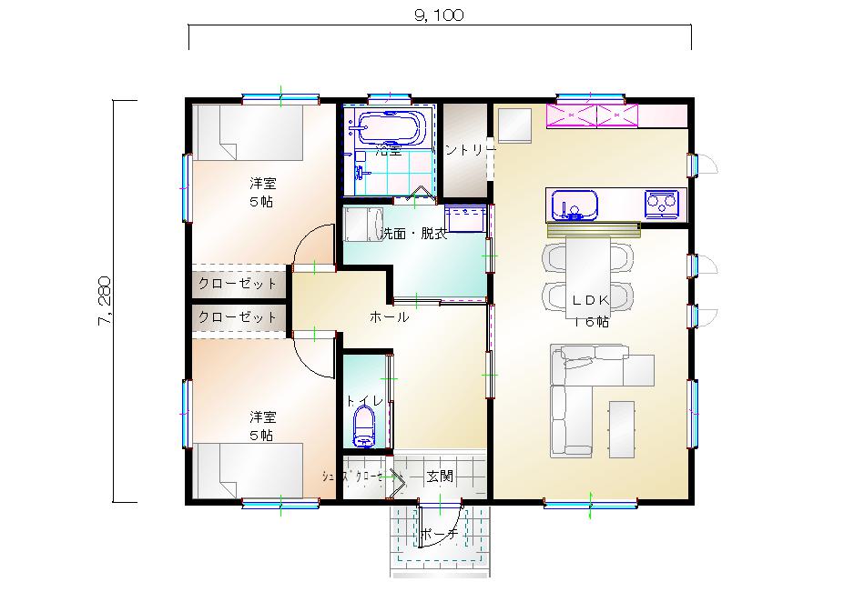 1階平面図