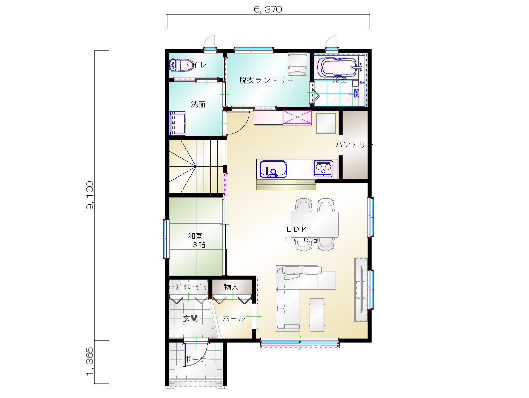 1階平面図
