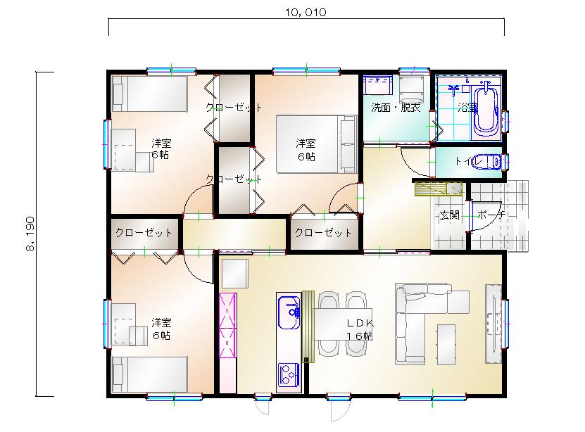 1階平面図
