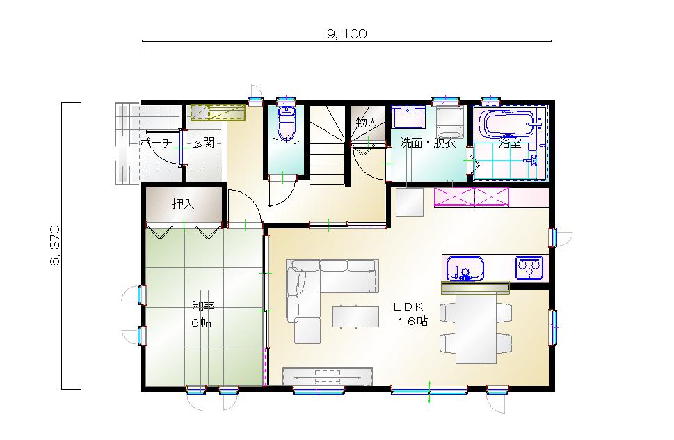1階平面図