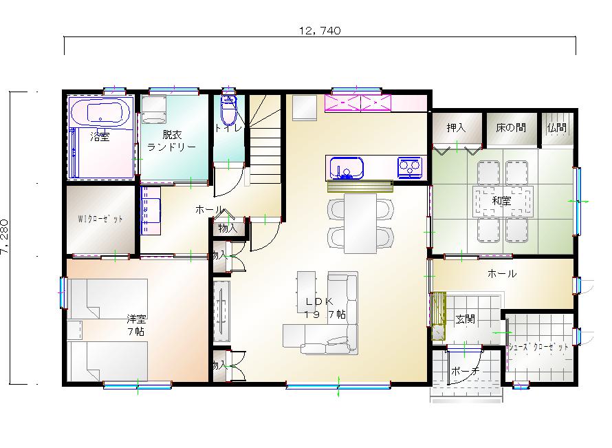1階平面図