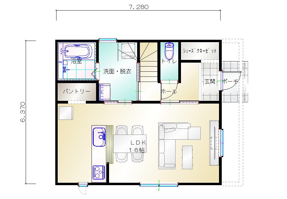 1階平面図
