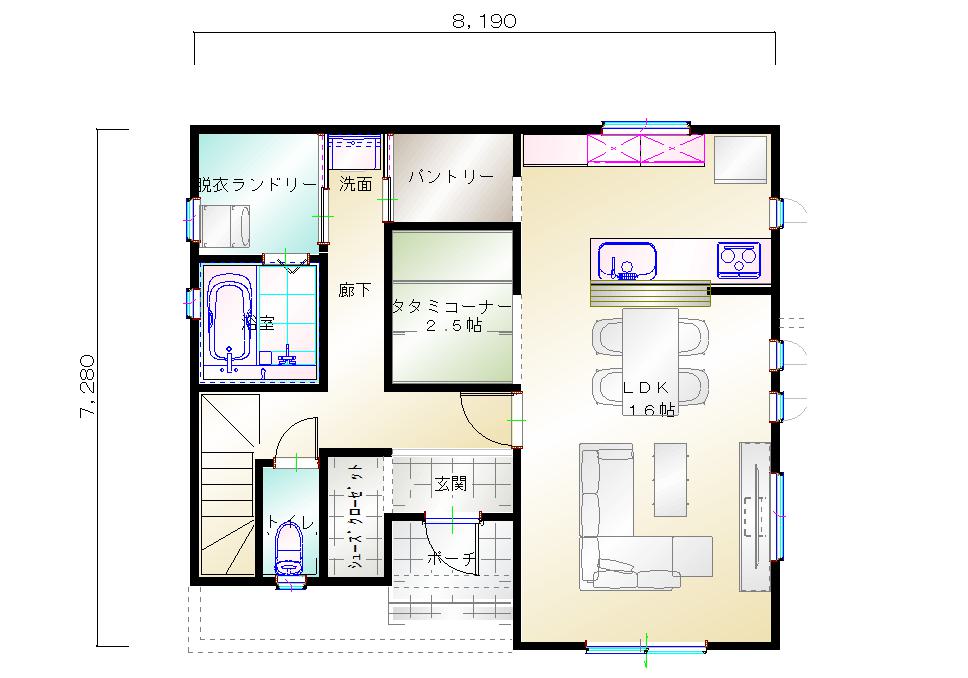 1階平面図