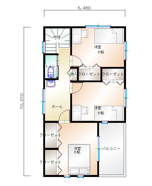 2階平面図