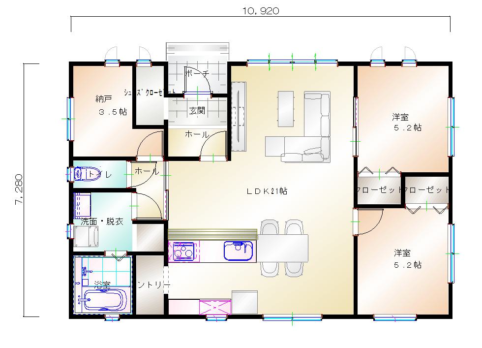 1階平面図